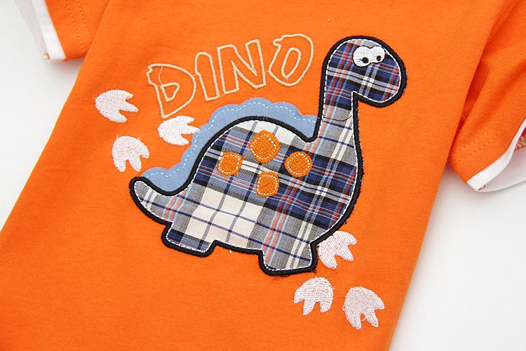 Boys' short sleeved cotton children's wear