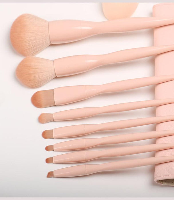 8pcs/set Makeup Brushes, New Skin Color, Single Blush Beauty Makeup Tool, Small Waist Makeup Brush
