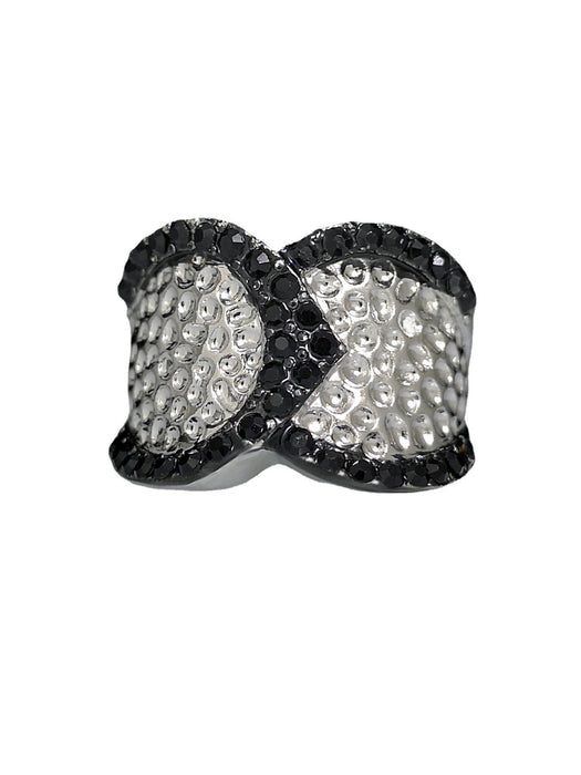 Women's Jewelry Fashion Cool Black and White Ring
