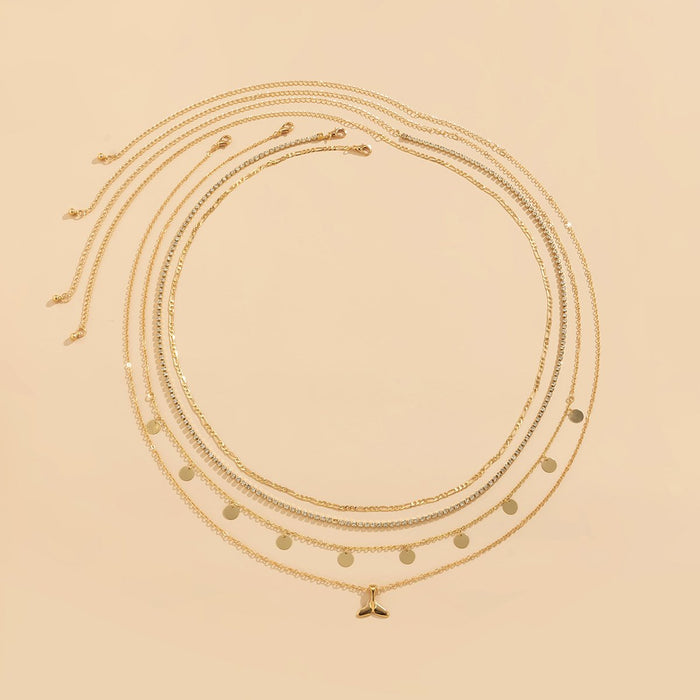 Sexy Sweet Cool Metal Copper Bead Sequin Waist Chain