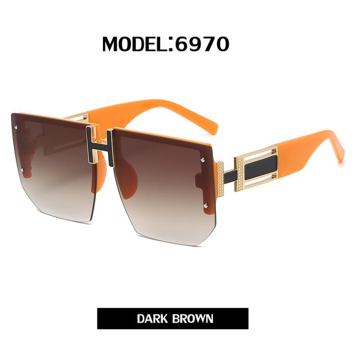 Anti Ultraviolet Large Frame Sunglasses