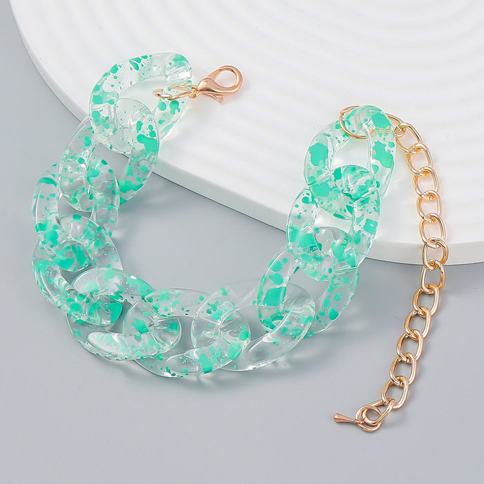 Fashion Jelly Acrylic Chain Resin Bracelet