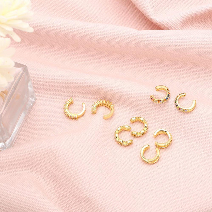 Advanced Sense Micro Inlaid Zircon Earbone Clip