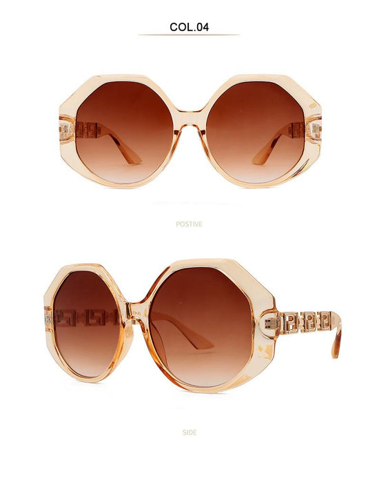 Large frame square Sunglasses female Sunglasses