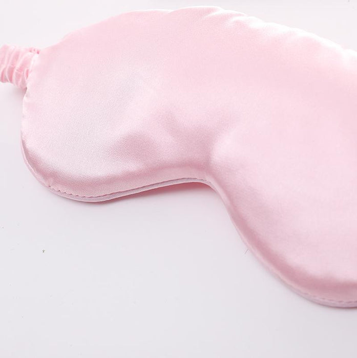 Pure Color Simulated Silk Sleeping Shade Eye Mask