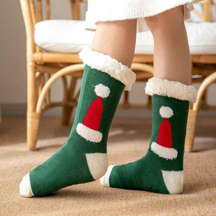 Cute Warm Socks Thicken Plus Cotton Winter Women Socks