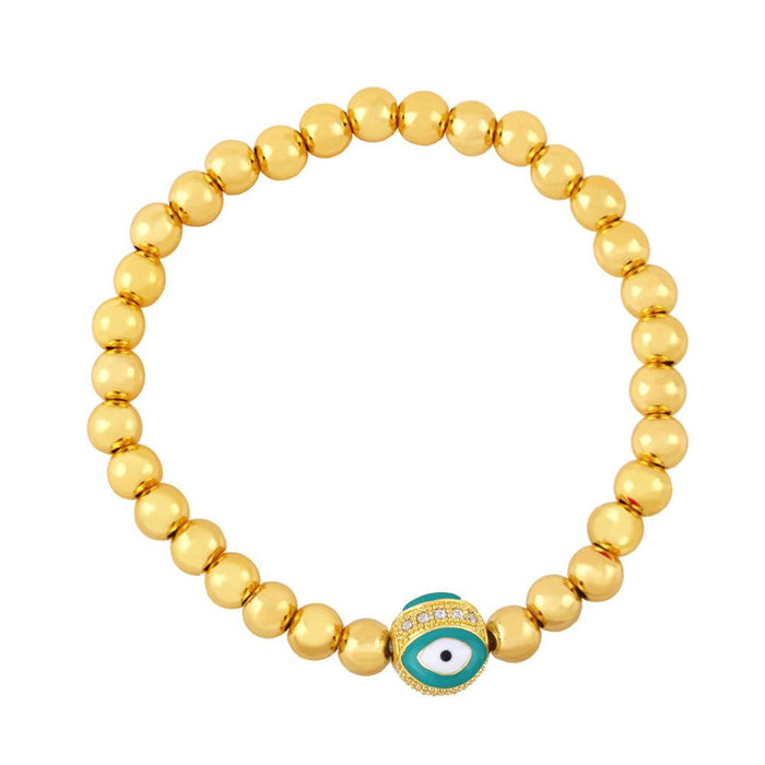 Simple Fashion Personality Devil's Eye Beaded Bracelet