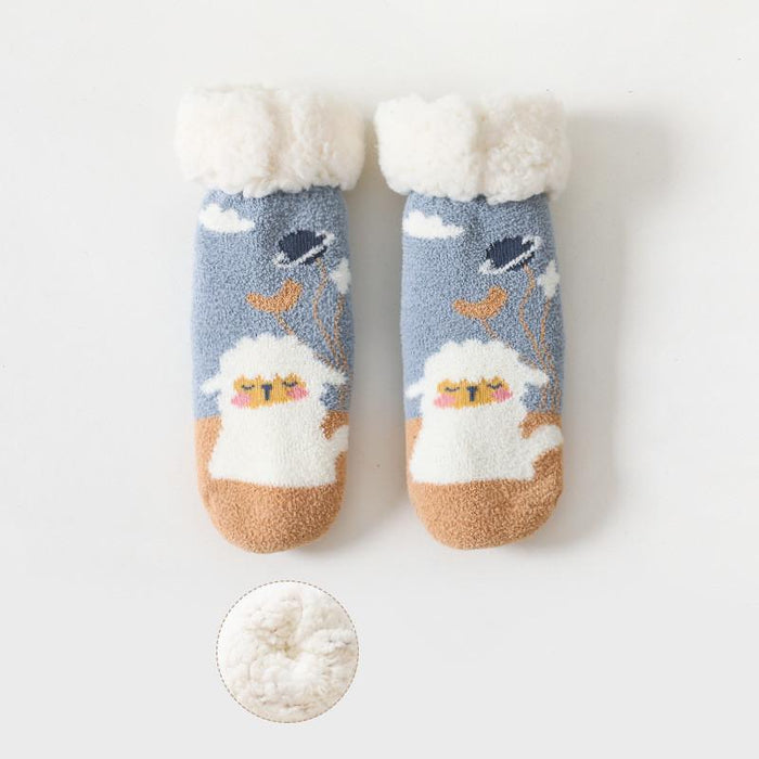 Winter Baby Cartoon Christmas Socks