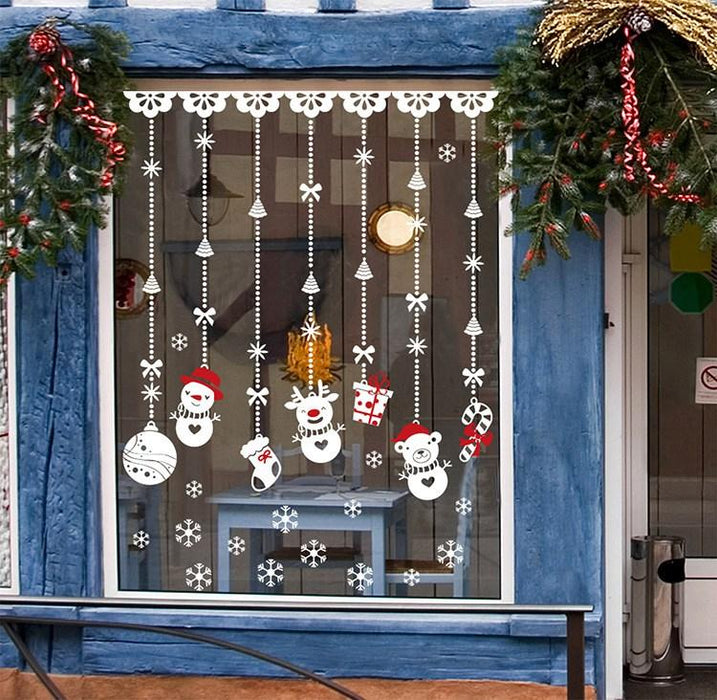 2022 Christmas Window Stickers