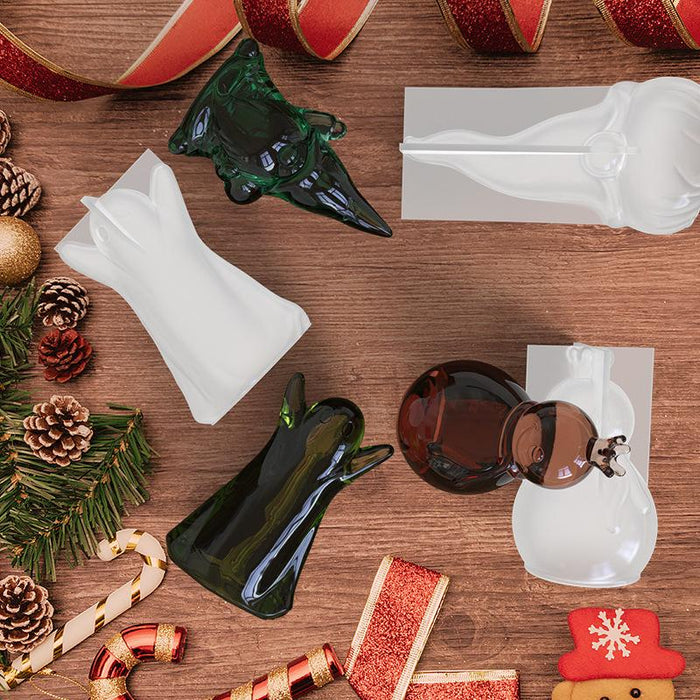 DIY Christmas Scented Candle Ornaments Silicone Mold