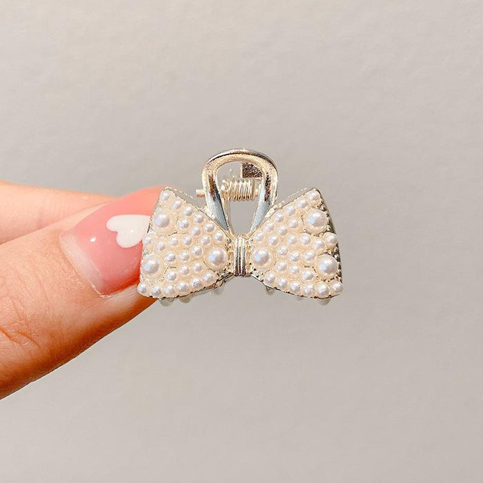 Pearl hair clip bang clip