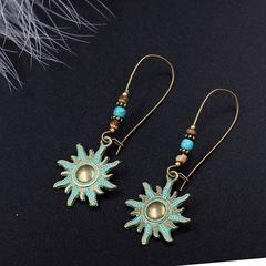 Women's Fashion Creative Round Alloy Earrings