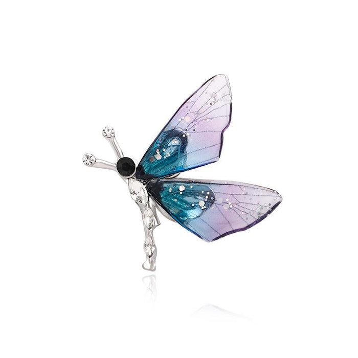 New Vintage Oil Dripping Dragonfly Brooch Bee Brooch Pin