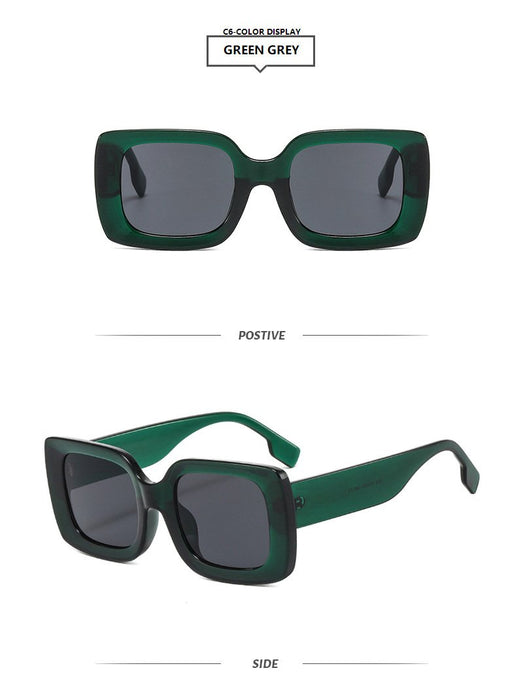 Box simple Retro Sunglasses