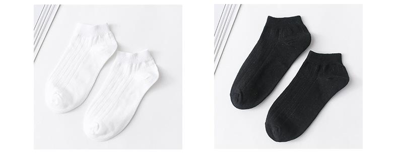 New Solid Color Boat Socks Short Low Cotton Socks