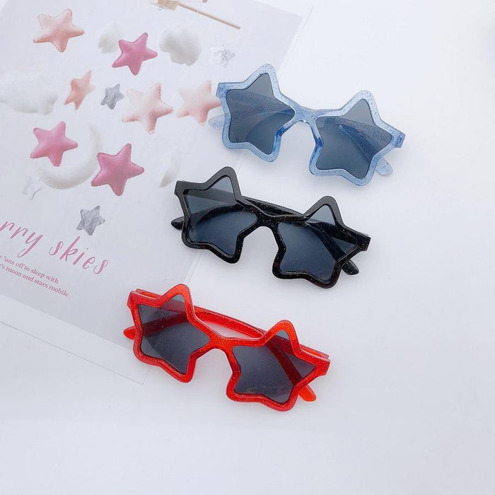 Children's cool Frame Sunglasses five pointed star