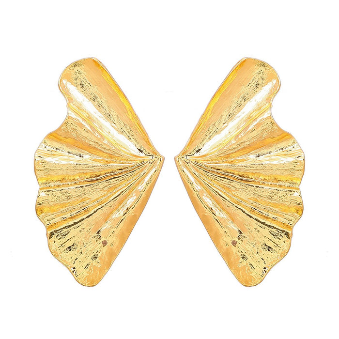 Exaggerated Maple Leaf Simple Design Vintage Earrings