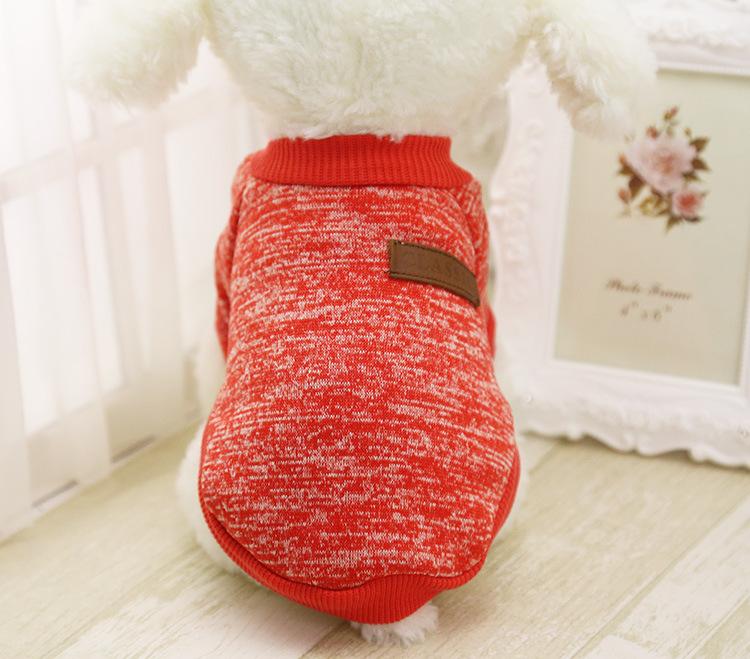 Puppy Clothes Soft Pet Dog Sweaters Dog Winter Chihuahua Clothes