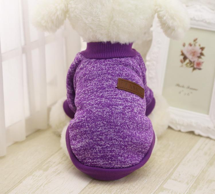 Puppy Clothes Soft Pet Dog Sweaters Dog Winter Chihuahua Clothes