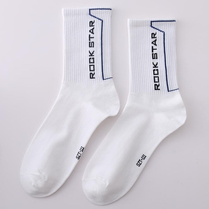 Funny Men Hip Hop Skeleton Socks