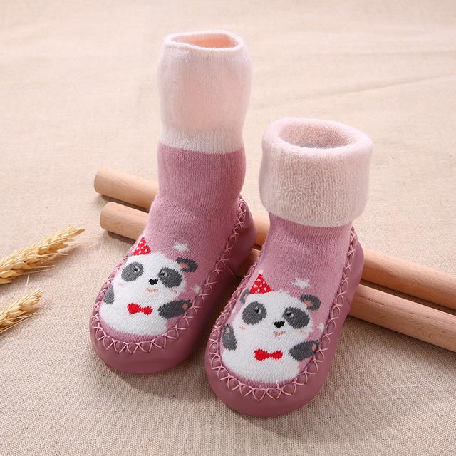 Toddler Indoor Shoes Winter Thick Terry Cotton Sock