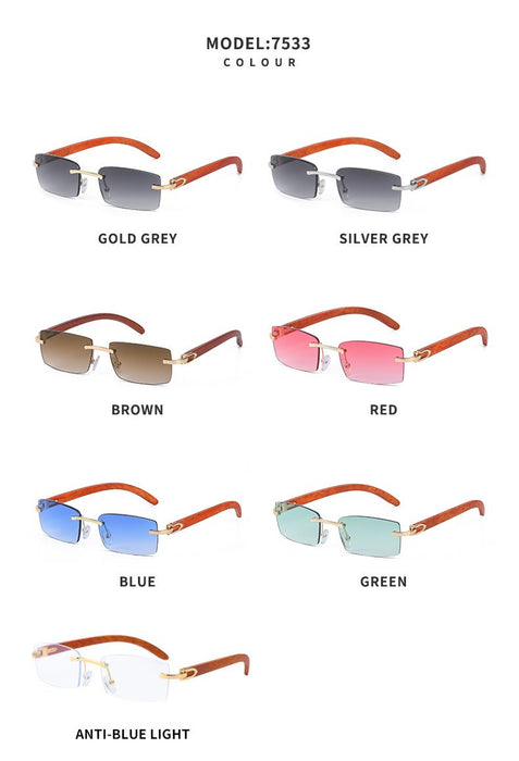 New Fashion Men's Ultra Clear Frameless Sunglasses