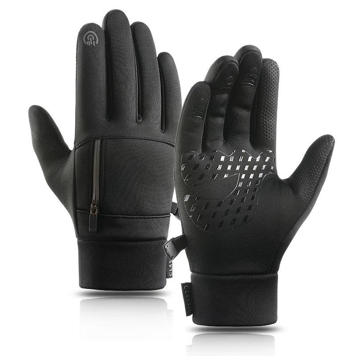 Touch Screen Men Cycling Gloves Waterproof
