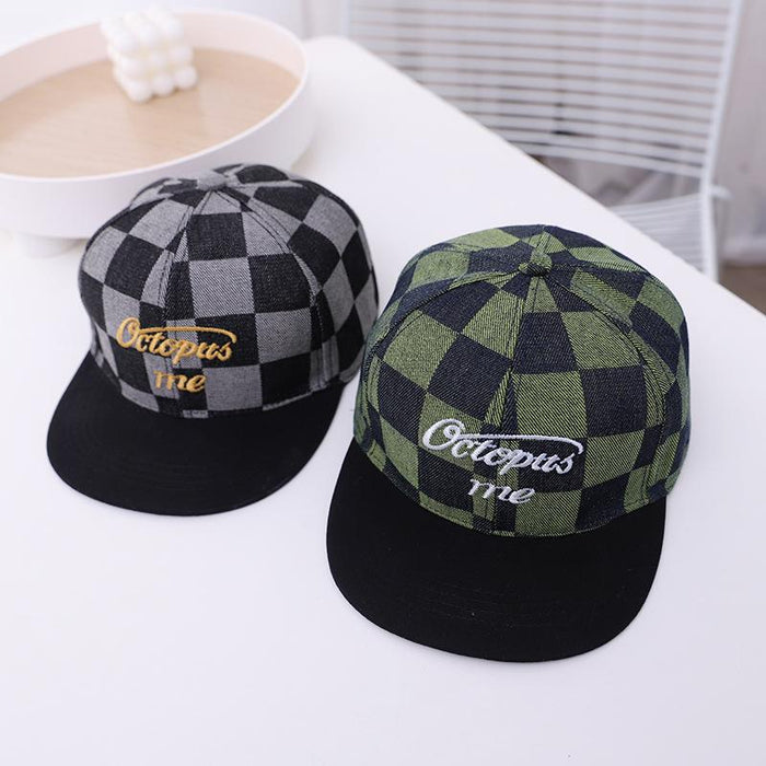 Summer Thin Sun Protection Adjustable Flat Brim Children's Cap