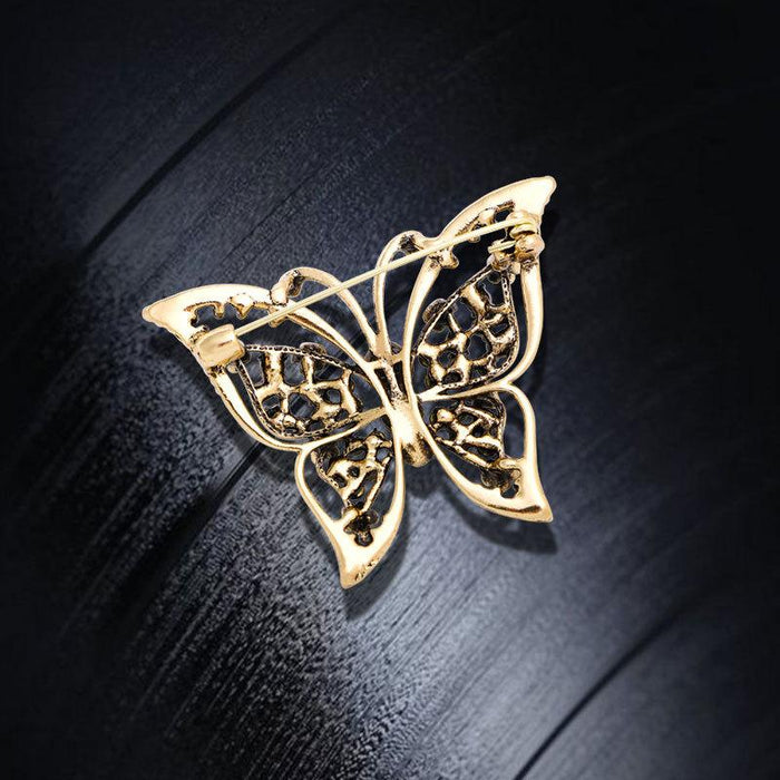 Fashion Vintage Cutout Butterfly Brooch Pin