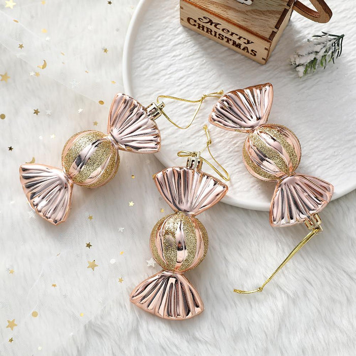 3pcs/Box Christmas Ball Ornament Balice Ice Cream Candy