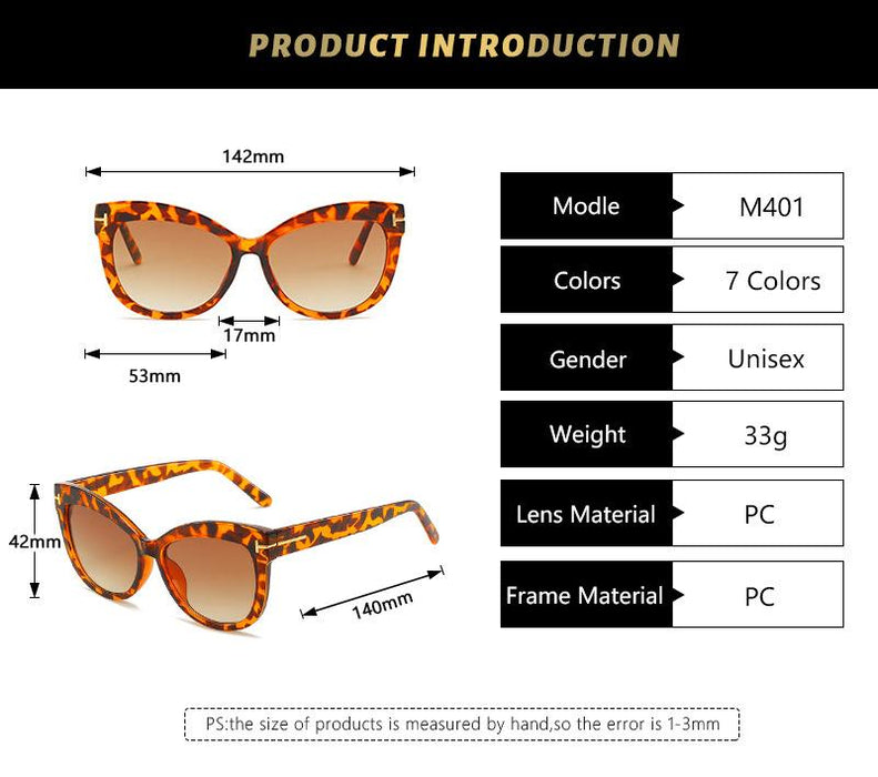 Cat's Eye Sunglasses personality trend RETRO SUNGLASSES