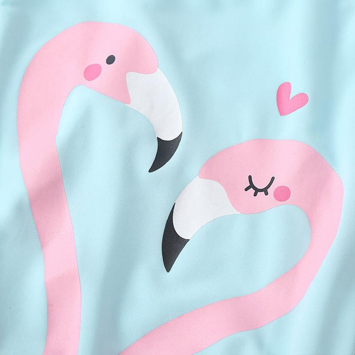 Summer Baby Girls Flamingo One-piece Swimsuit