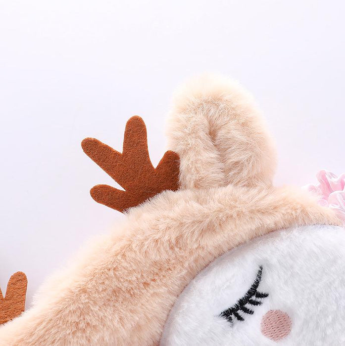 Cartoon Cute Embroidered Elk Fox Shade Blindfold Eye Mask