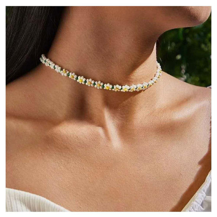 Fashion Women Bohemian Style Personalized Color Beaded Necklace