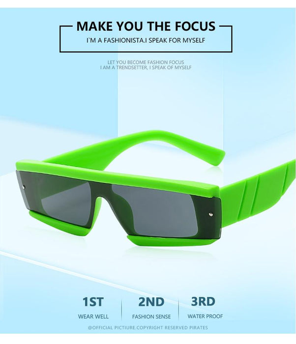 One piece color box Sunglasses