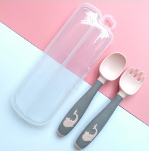 Bendable Silicone Spoon for Baby Utensils Set