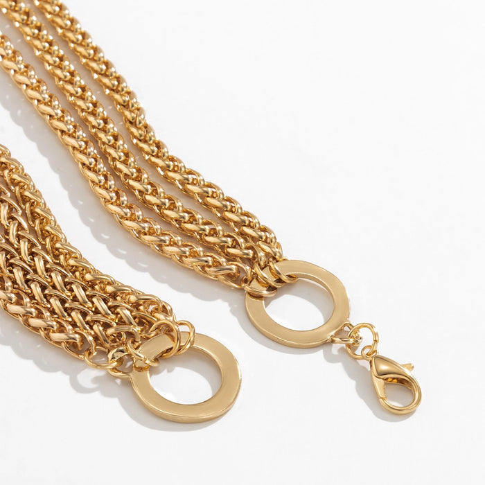 Fashion Sexy Geometric Pendant Waist Chain Body Chain