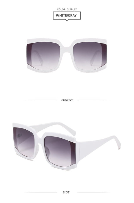 Large frame sunglasses retro square Sunglasses