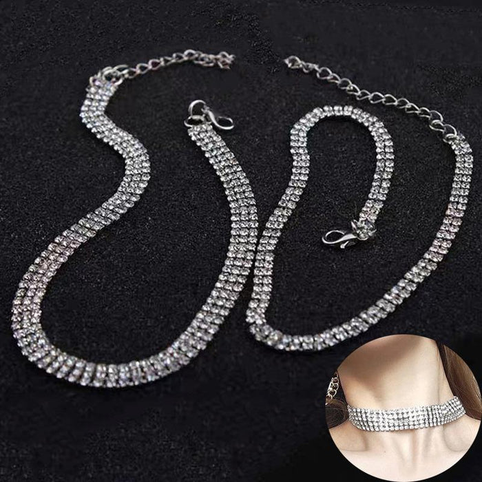 New Fashion Rhinestone Women's Necklace Accessories