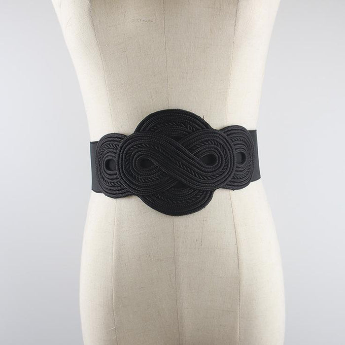 Women's Fashion Elastic Belt Simple Decorative Belt
