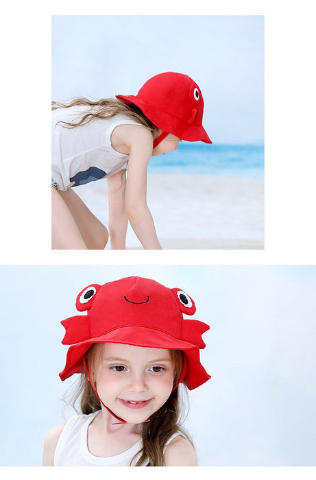 Summer Baby UV Sun Proof Cartoon Children's Fisherman Hat
