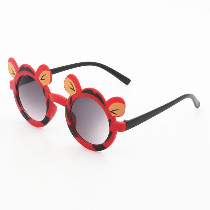Children's glasses tiger head cartoon Sunglasses