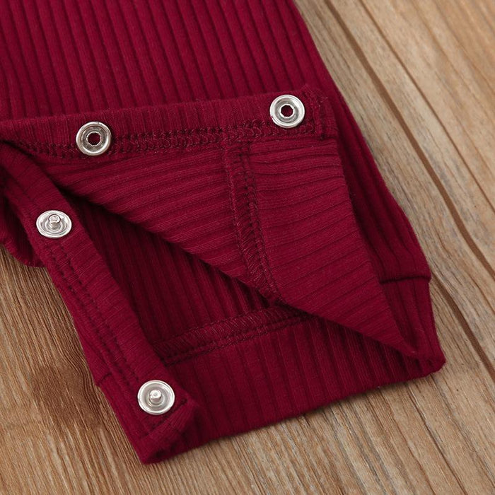 Summer Infant Clothes Solid Jumpsuit