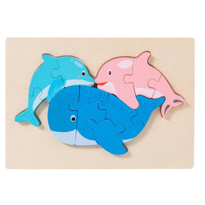 Parent-child interaction children's educational three-dimensional building block toys