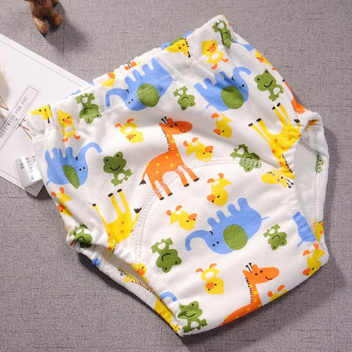 Baby Reusable 6 Layers Waterproof Cotton Breathable Diapers