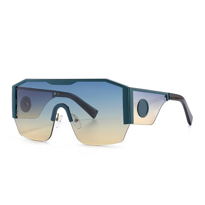 Large frame head conjoined sheet metal men's and women's Sunglasses