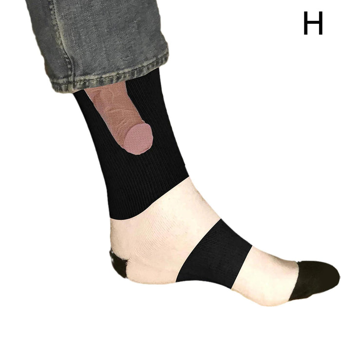 Show Off Funny Penis Socks for Men Novelty