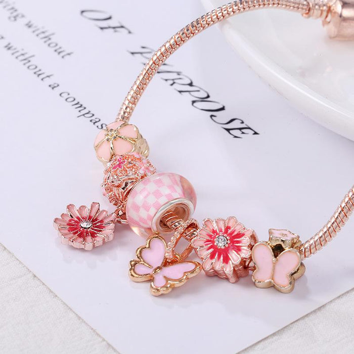 Fresh Jewelry Panjia Butterfly Love Flower Bracelet