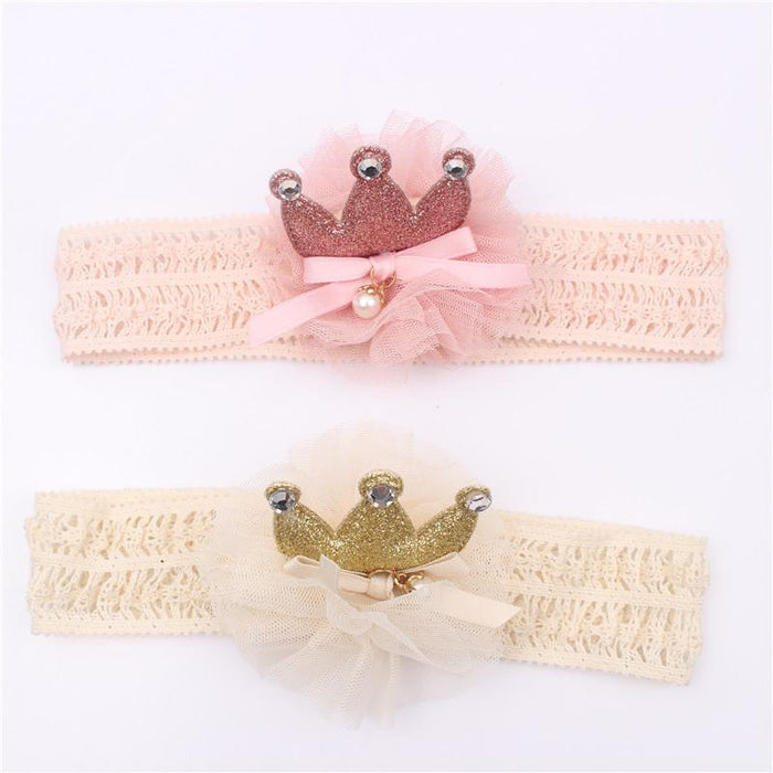 Baby's Crown Flower Headdress Hair Band