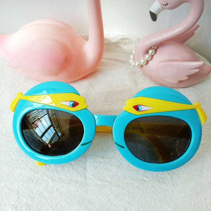 Children's Silicone Cartoon Turtle Polarized Sunglasses